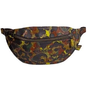 COACH Leatherware Camo‎ Belt Bag Crossbody Bag Urban Streetwear Fanny Pack6